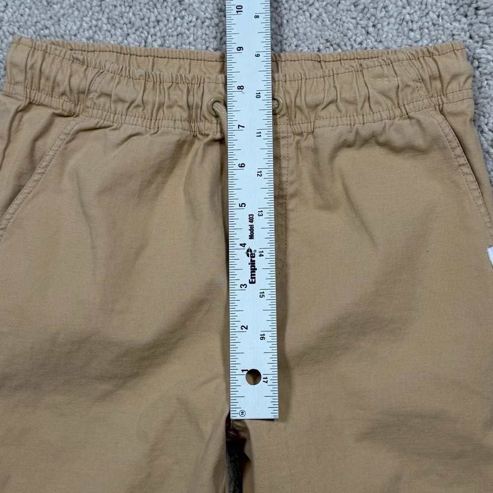 Tommy Bahama Boys Khaki Tan Elastic Waist Jogger Pants Size M 7/8